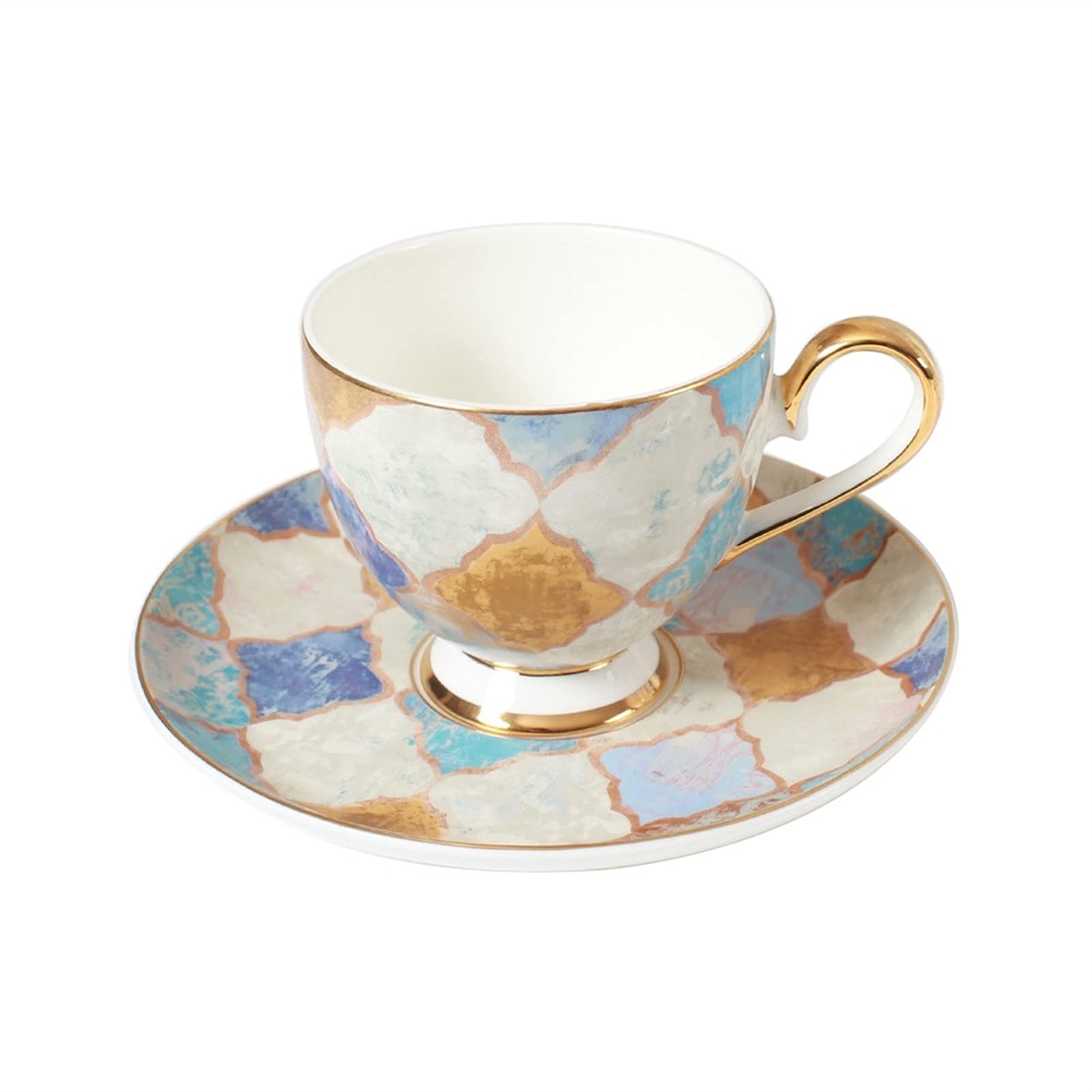 Ceramiczne Kubki Do Kawy I Herbaty Ze Spodkiem Porcelanowe Współczesne Filiżanki Do Espresso Filiżanki Do Herbaty Royal Zestaw Kubków Do Kawy I Spodków