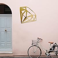 Vista 6 de Calcomanías transparentes de diamante cómic (oro metálico) Calcomanías de vinilo impermeables de alta calidad para teléfono portátil, accesorio