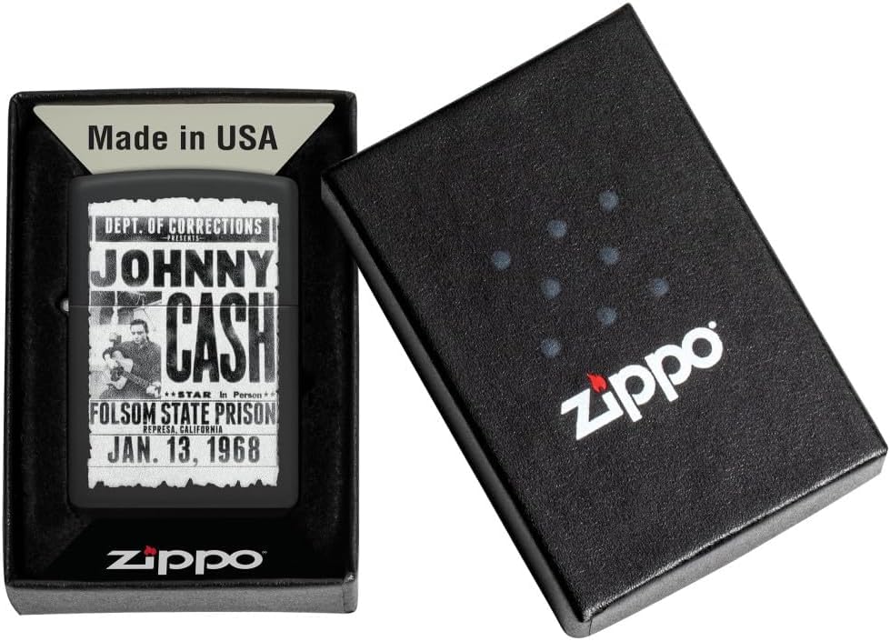 Encendedor Zippo personalizado negro mate con grabado miniatura 6