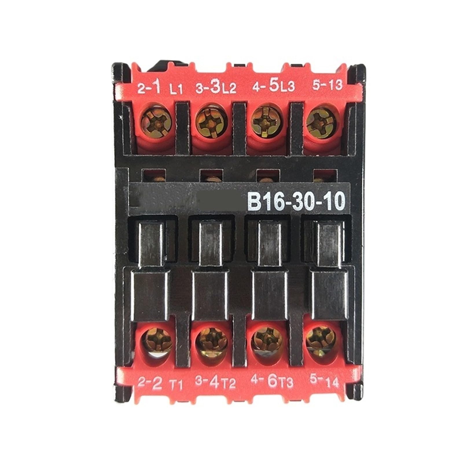 B16-30-10 220V 50/60Hz Coil 28A(AC-1) Ie 3 Pole 3NO 660V Ui 35mm CJX8 AC Contactor 1Pcs