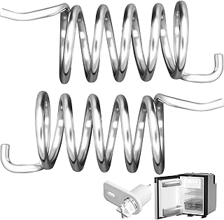 1 Pair Left & Right Freezer Door Spring 2932754019 2932754027 for Single Door Fridge 3-in-1 Spring Kit, Fit for Dometic Electrolux RV/Camper/Trailer, Part# 2002236004,2002236012,2002238000,4450026973