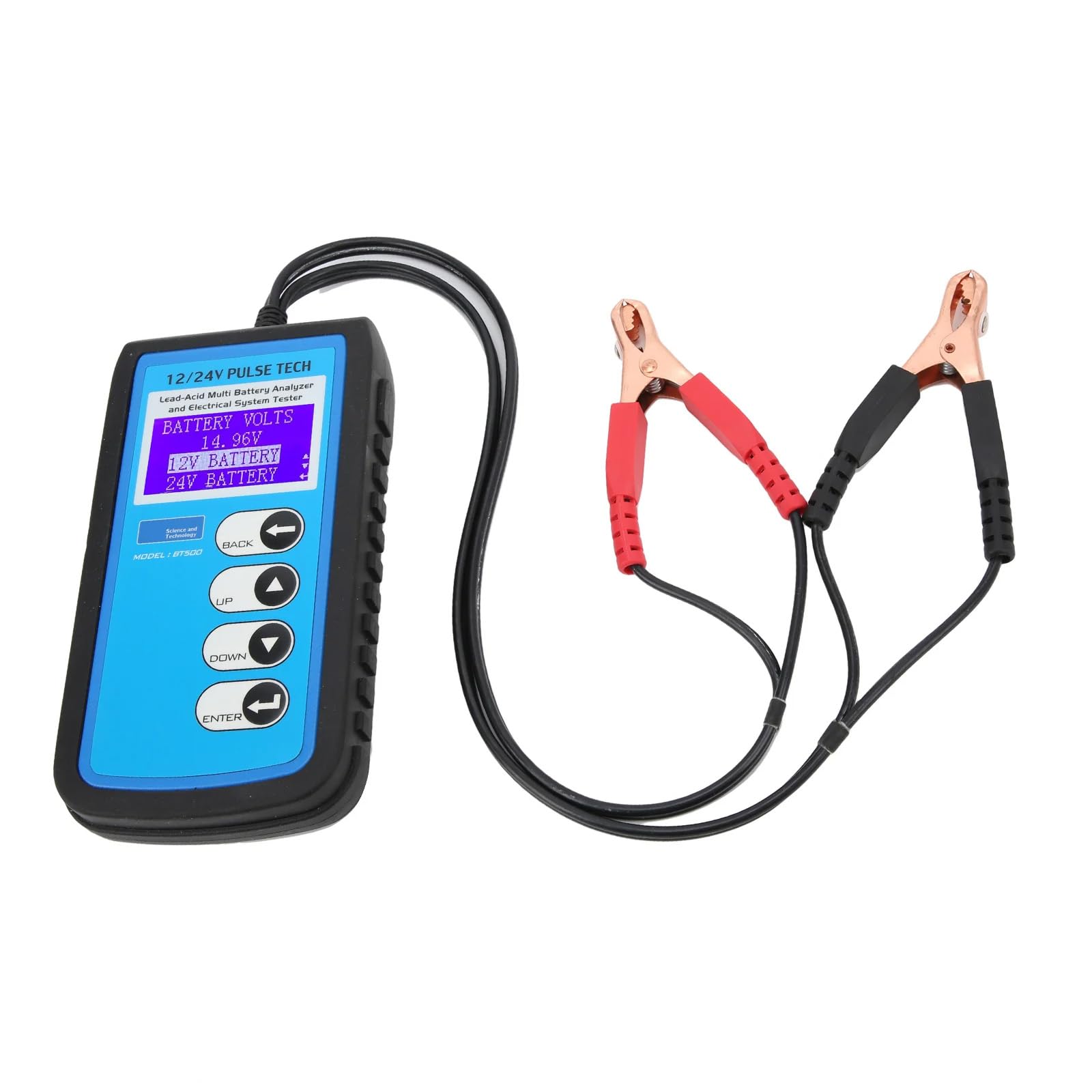 Strumento diagnostico automobilistico ad alta precisione 12 V/24 V per capacità della batteria, resistenza e analisi di carica della batteria dell'auto tester