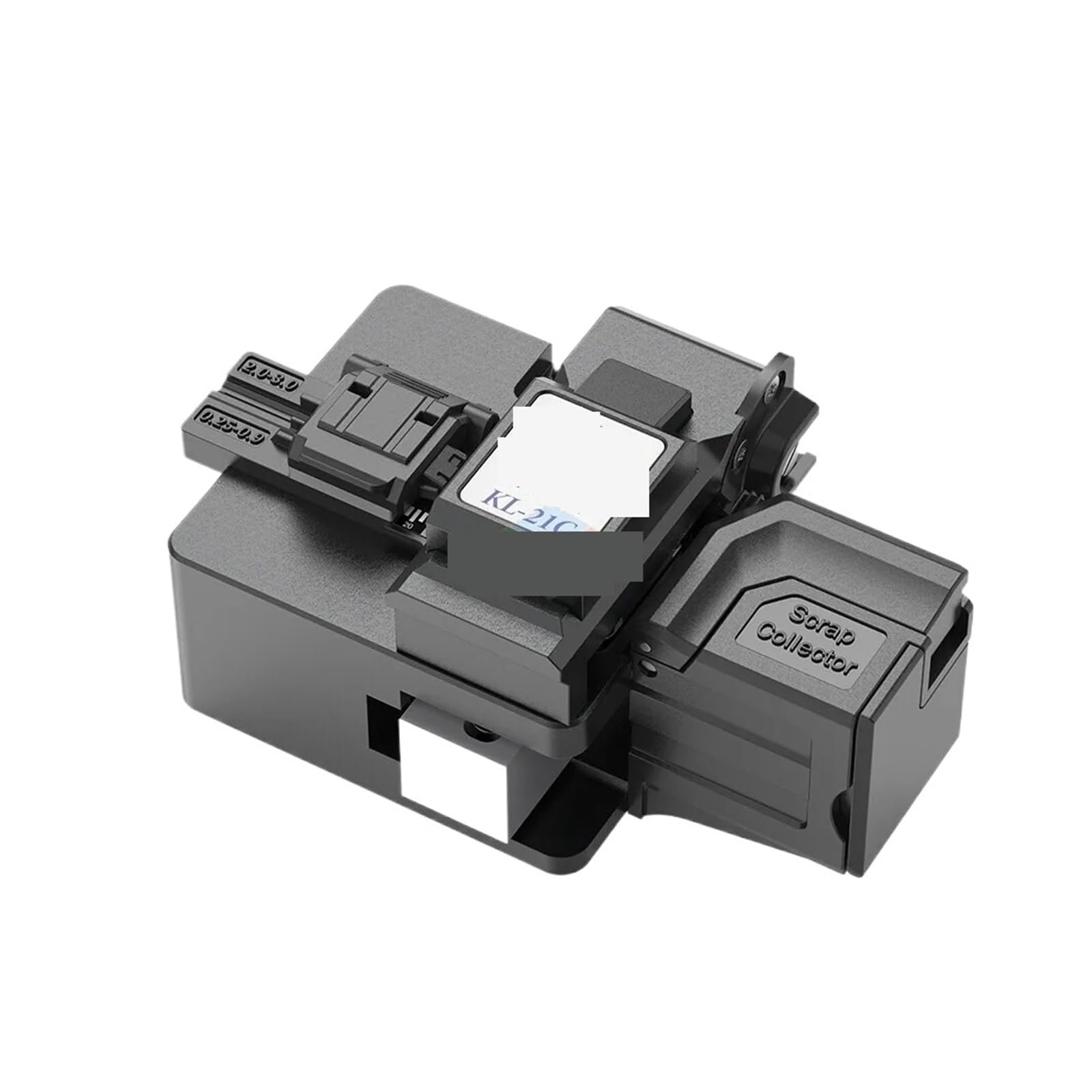 Cvfrdd One Color Kl-21C Precision Optical Fiber Cleaver Auto Offcut Bin Cable Cutter 48000 Times Blade Life Network Installation Tool