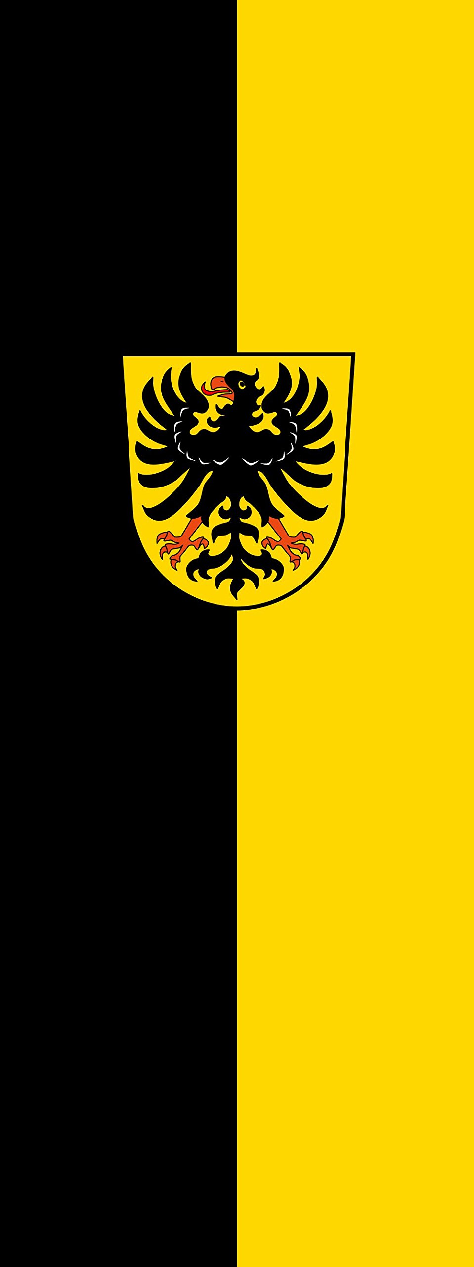Drapeau Waibstadt 6m² pavillon de 400x150cm pour vos événements et rassemblements