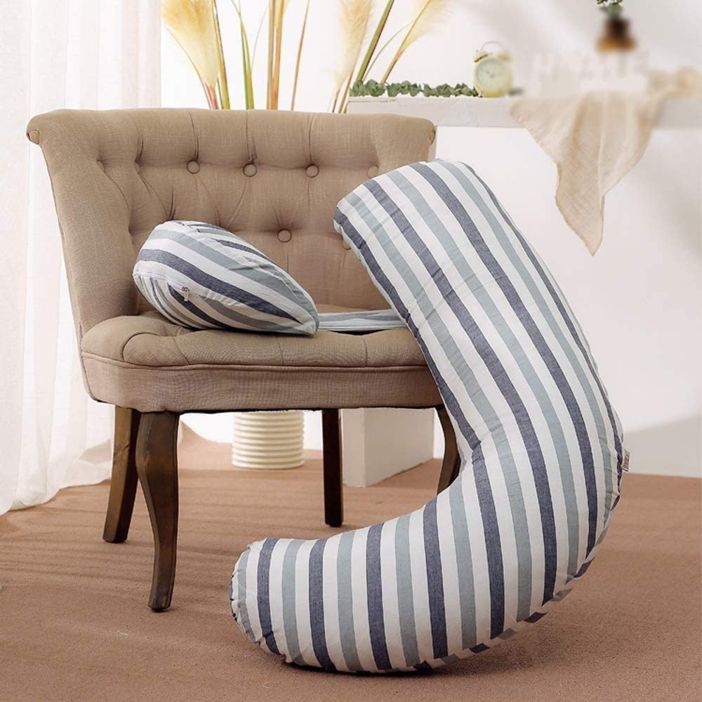 Cuscino per Allattamento, Cuscino per Gravidanza a Forma di U per Gravidanza ipoallergenico, per Donne Incinte, sostiene Schiena, Fianchi, Gambe e Pancia (Colore: B)