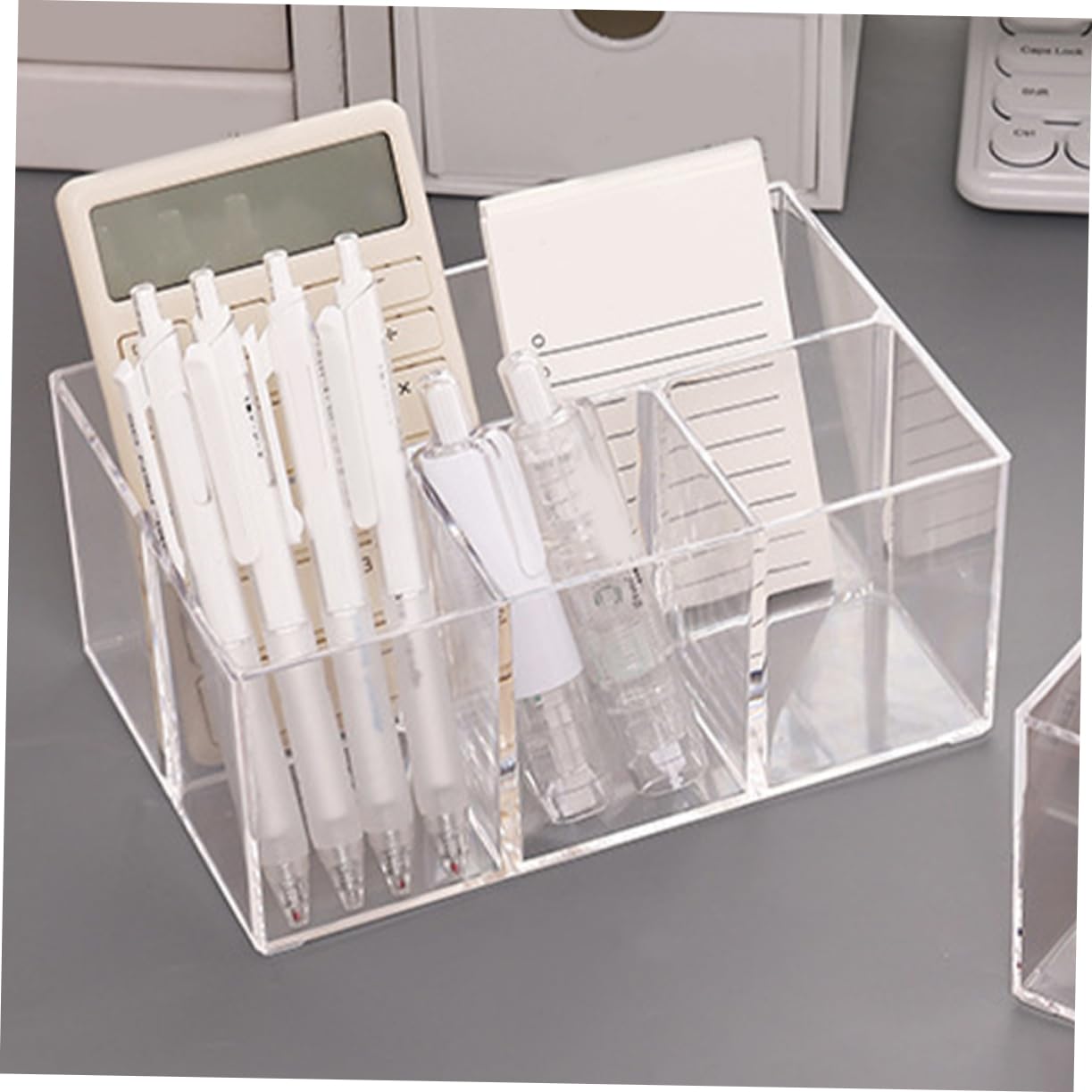 Gatuida 3stücke Makeup Pinsel Mit Fächern Transparente Aufbewahrung Für Stifte Und Kosmetik Multifunktionaler Organizer Für Schreibtisch Und Kosmetikbereich