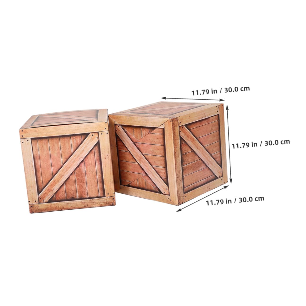 Hemobllo Set 3 Pezzi Decorazioni per Feste da Cowboy Occidentali in Carta Aspetto Legno Realistico, Centrotavola Versatile per Party a Tema Western