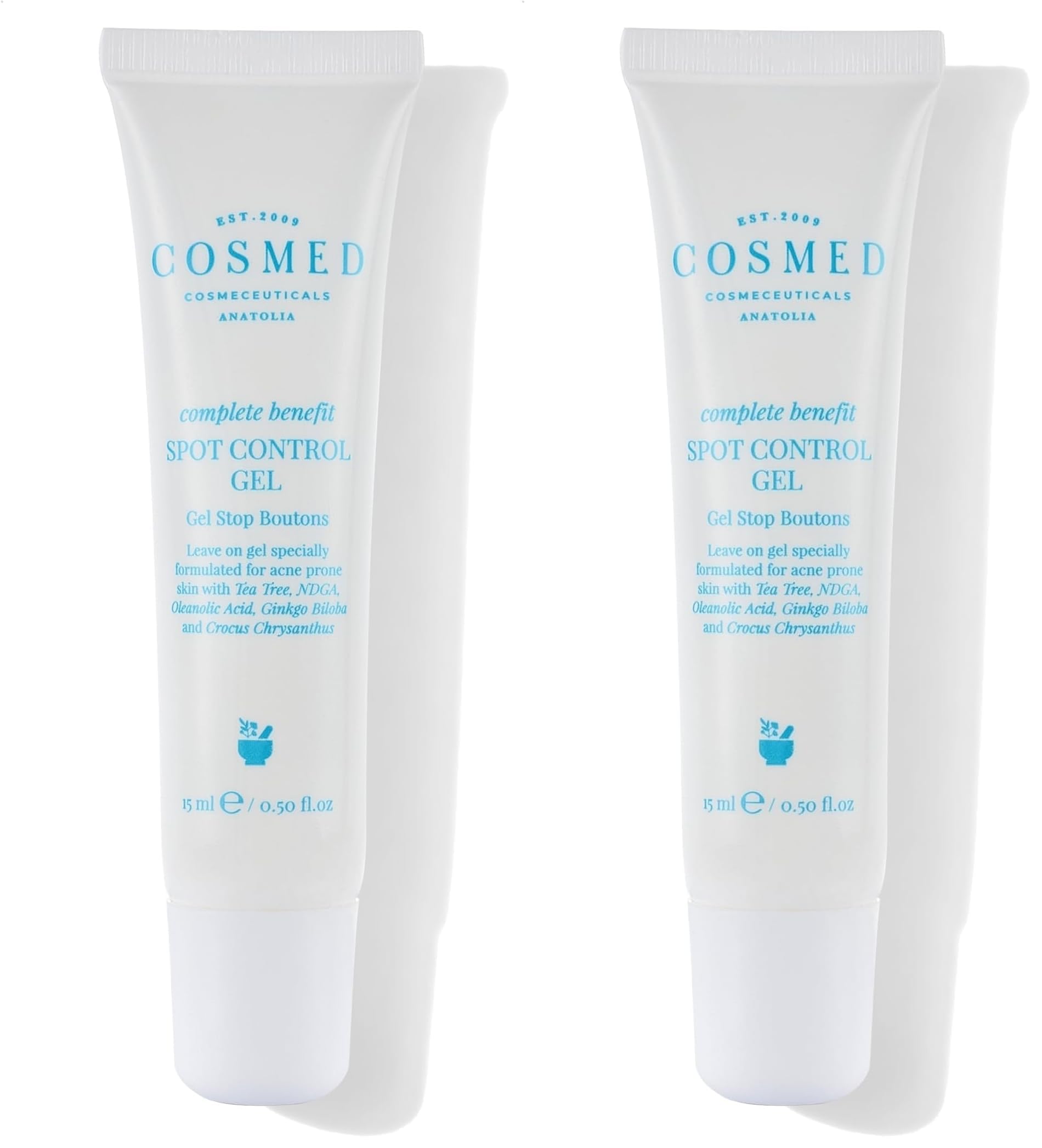 Cosmed Kurutucu Etkili Spot Kontrol Jel - Spot Control Gel - 15 ml (2 paketi)