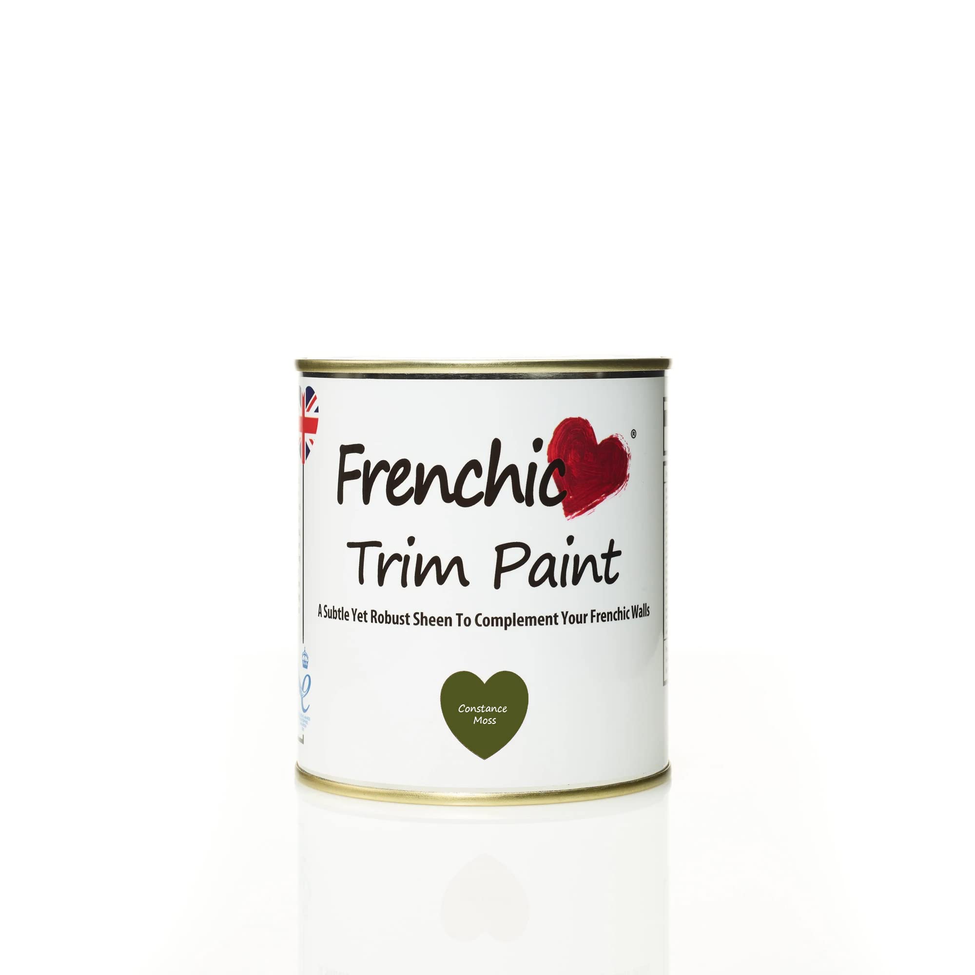 Frenchic Constance Moss Trim Paint for Skirting Boards, Doors & Radiators (500ml)