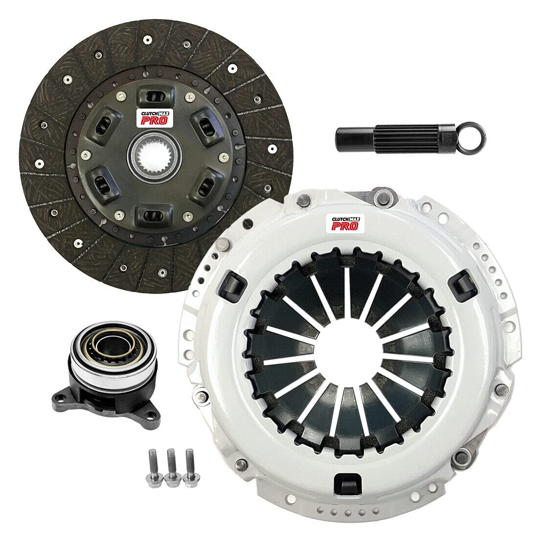 ClutchMaxPRO Performance Stage 2 Clutch Kit with Slave Cylinder Compatible with 2011 2012 2013 2014 2015 2016 Scion tC 2.5L 2010 2011 Toyota Camry 2ARFE (CP16087HDWS-ST2)