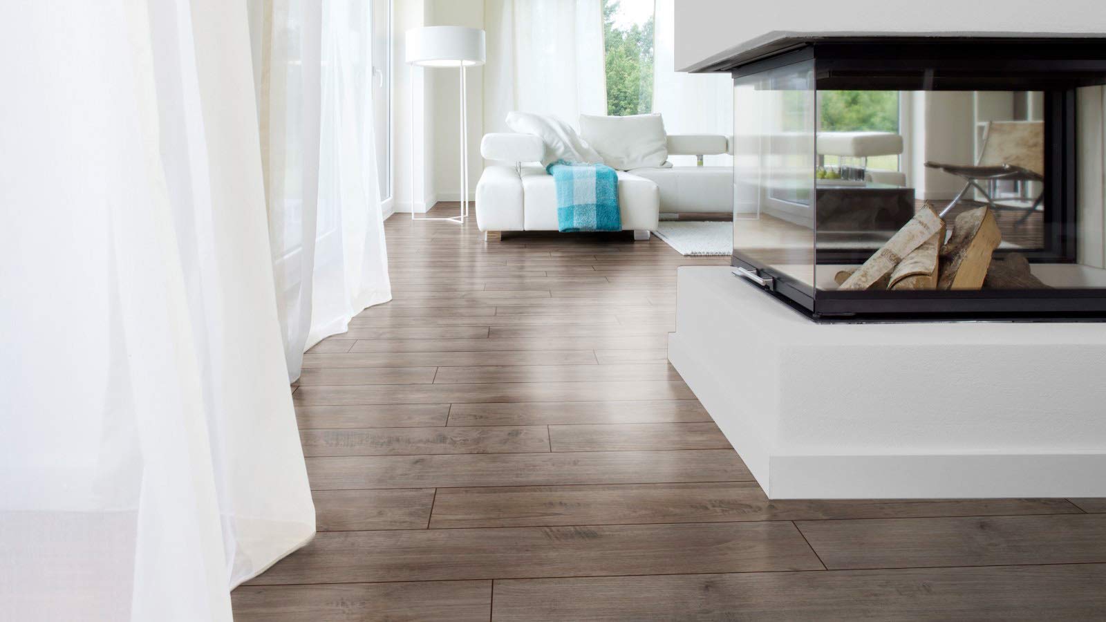 Pavimento Laminato AC4 a Incastro, Kronotex, Teak Grigio Rustico, Spessore 8mm, Scatola 2,131m²