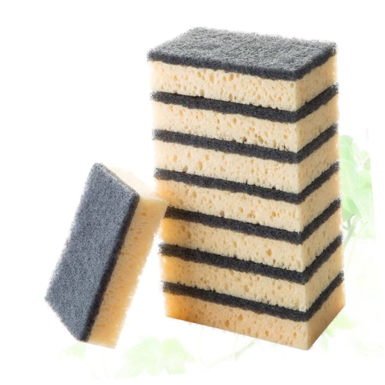 Mobestech 48 Piezas esponjas Esponja Que no Raya Esponja Resistente Fregar Lavar Esponja para Limpiar Limpiador de Esponja escarchado vajilla Cepillo de Esponja Estera de Esponja Estropajo