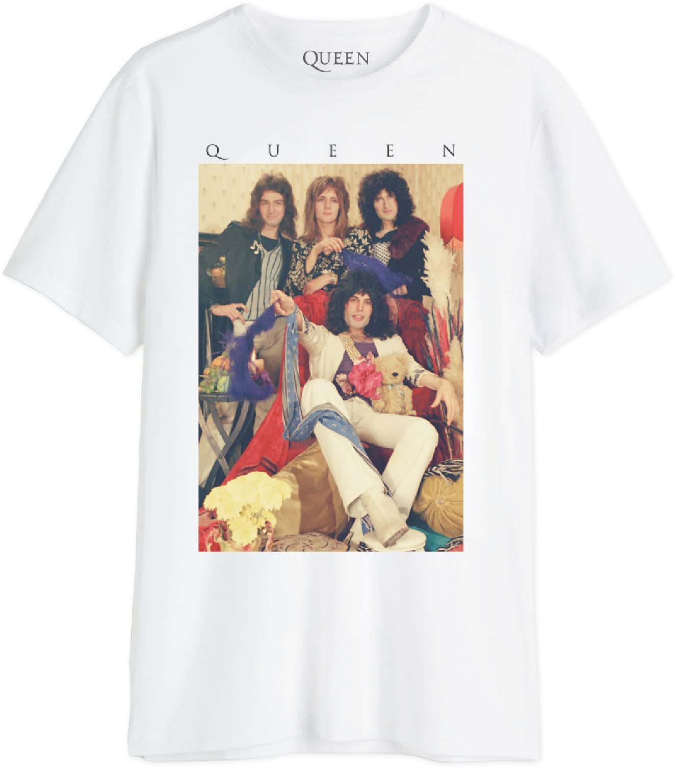 cotton division Men's T-Shirt, White, XS