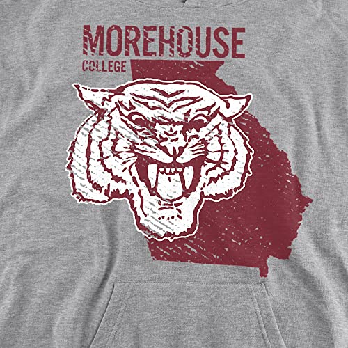 Morehouse College Official State Shape Youth Kids Boy/Girls Pull-Over Hoodie Sweatshirt2