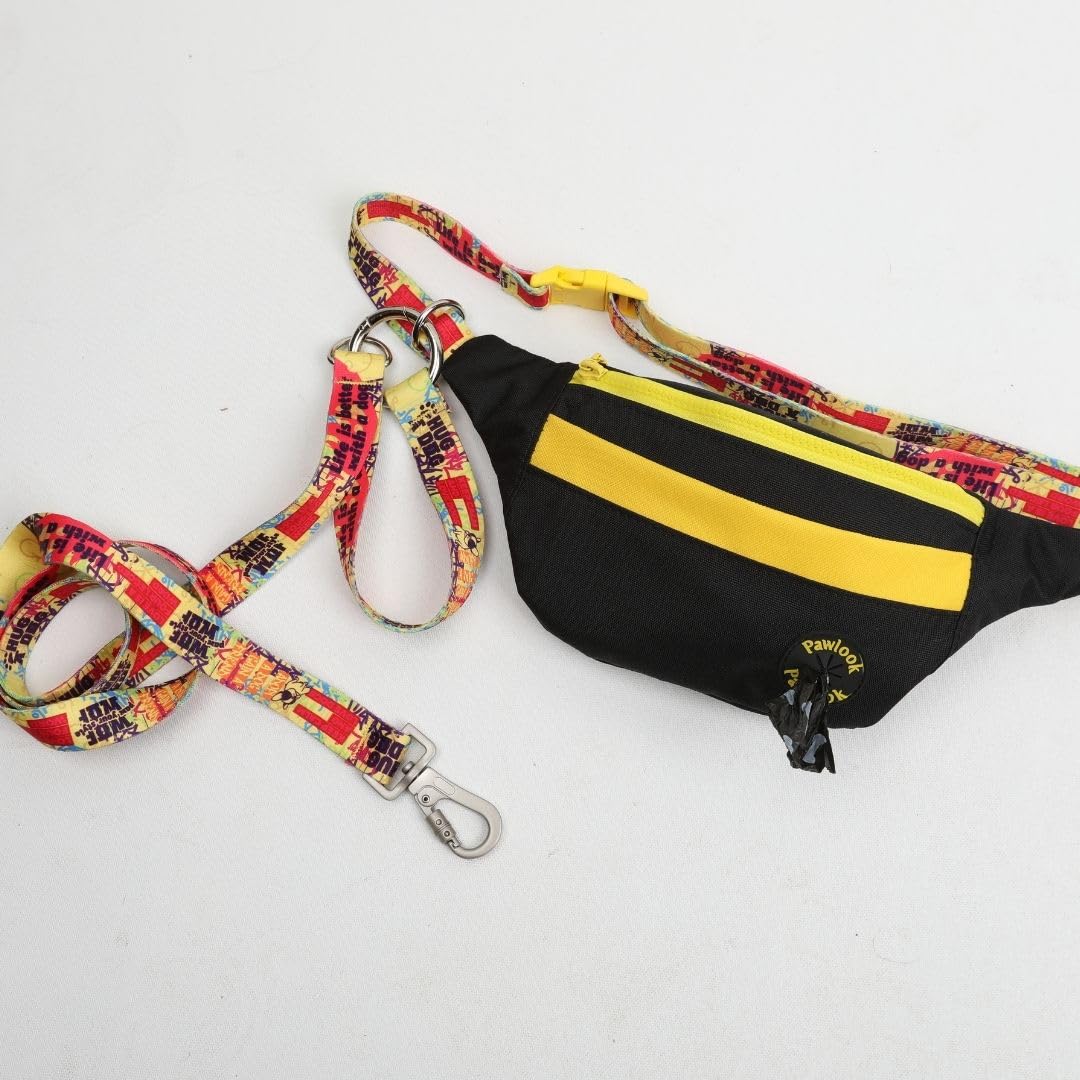 Human – Eller Serbest Köpek Gezdirme Çantası (Handsfree Free Bag) | Şık, Fonksiyonel, Siyah, Handsfree Tasma
