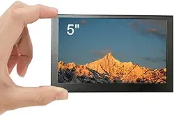 Monitor IPS de 5 polegadas Hdmi Pequeno VESA Metal Shell 800 x 480 Mini Tela LCD Monitor Portátil