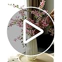 2PC 37" Artificial White Flowers for All - Season Indoor Decoration, Faux Long Stem Artificial Flowers for Wedding, Home, Office, Bedroom, Party Table Centerpieces Décor