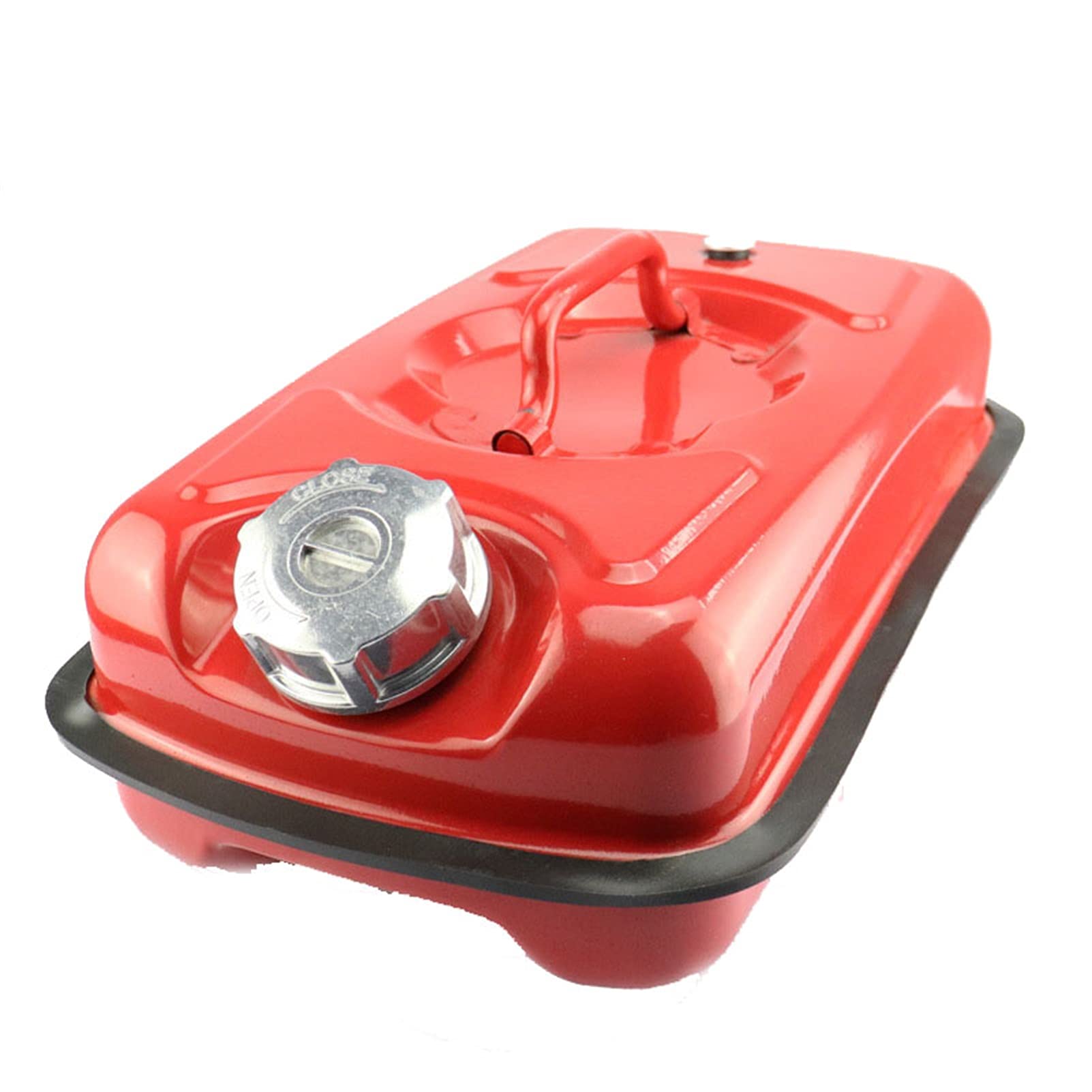 CGF- Taniche Carburante Tanica di Gas da 5 l/10 l, Serbatoio del Gas Addensato a Tenuta stagna, con Pompa a Mano a sifone e Tubi, beccuccio Flessibile e Kit di sfiato per Auto, Camion, Rosso