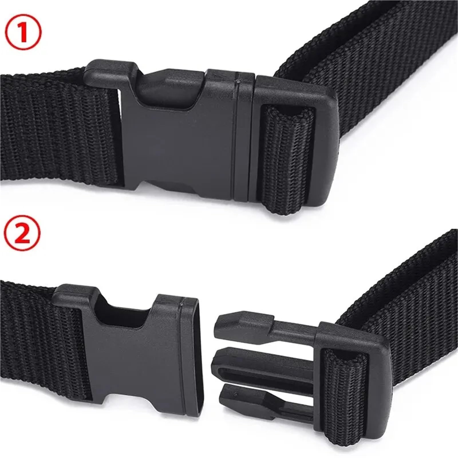 2 Stück Herrengürtel ohne Metall-Kunststoff-Schnalle Gürtel Canvas for Nylongürtel Gürtel Outdoor gewebter Gürtel Neutrale Gürtel(Blue)