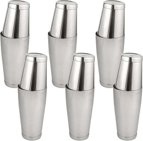 A Bar Above Boston - Juego de coctelera con peso de 2 piezas, kit de coctelera Boston de acero inoxidable, juego de coctelera Martini de 18 onzas y disponible en Yaxa Colombia