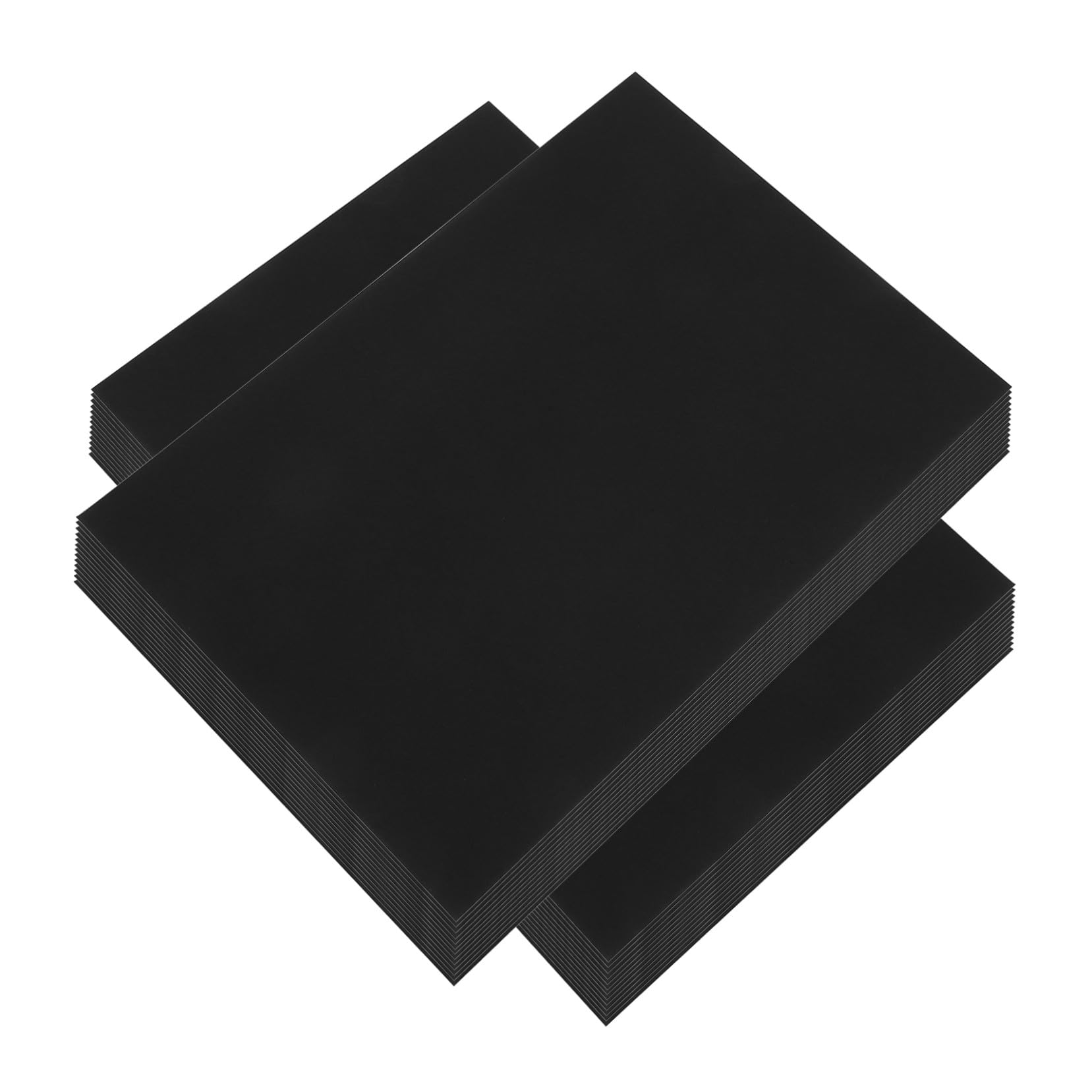 POPETPOP 50feuilles Papier Cartonné Noir Pour Loisirs Créatifs Scrapbooking Découpage Et Activités Manuelles Diy