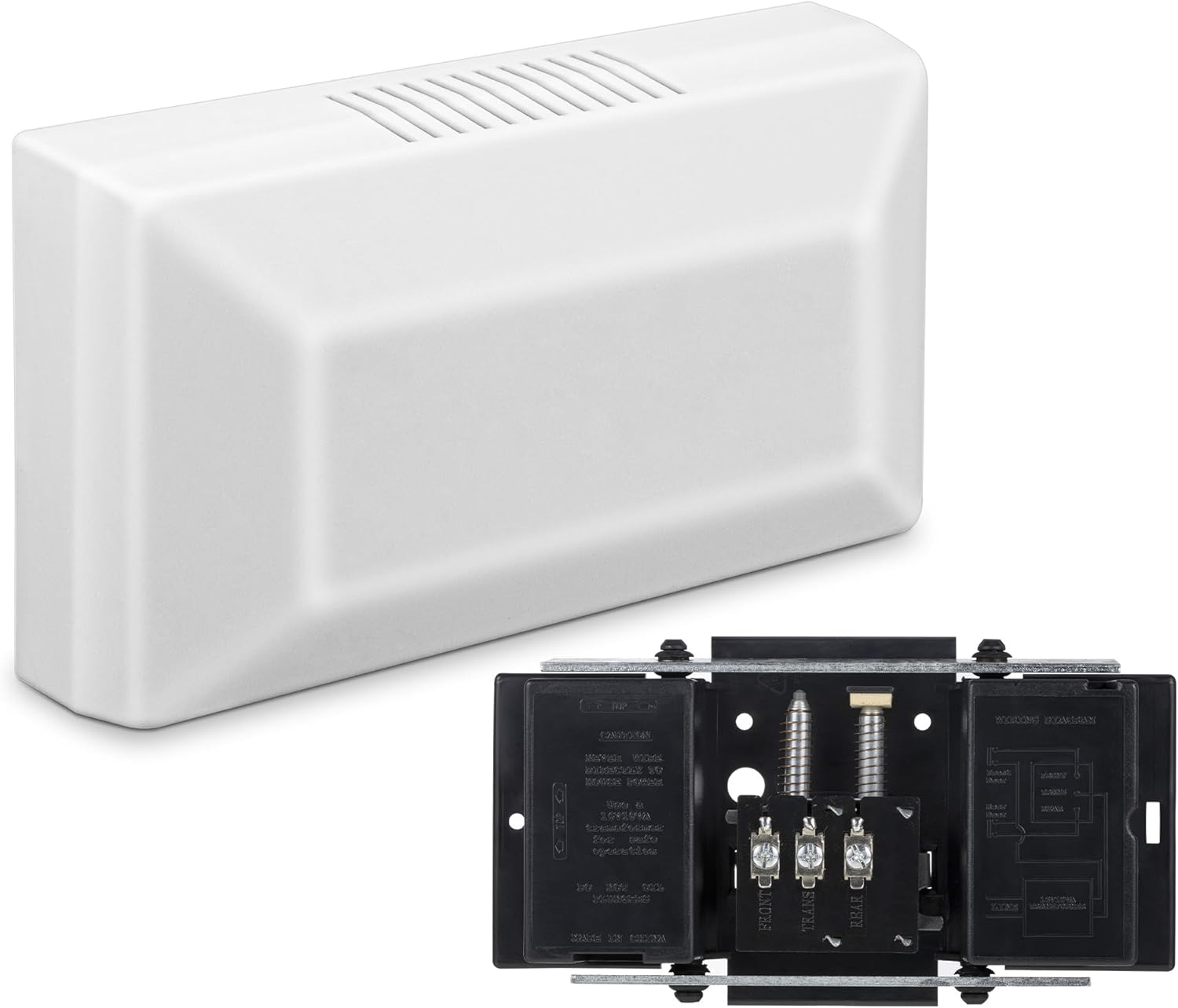 Wired Doorbell Chime, 16V 10VA Front and Rear Door Chime for Home Wall Inside, Compatible with Doorbell Botton and Transformer, Two Loud Sounds Wired Doorbell Chime, 16V 10VA Front and Rear Door Chime for Home Wall Inside, Compatible with Doorbell Botton and Transformer, Two Loud Sounds