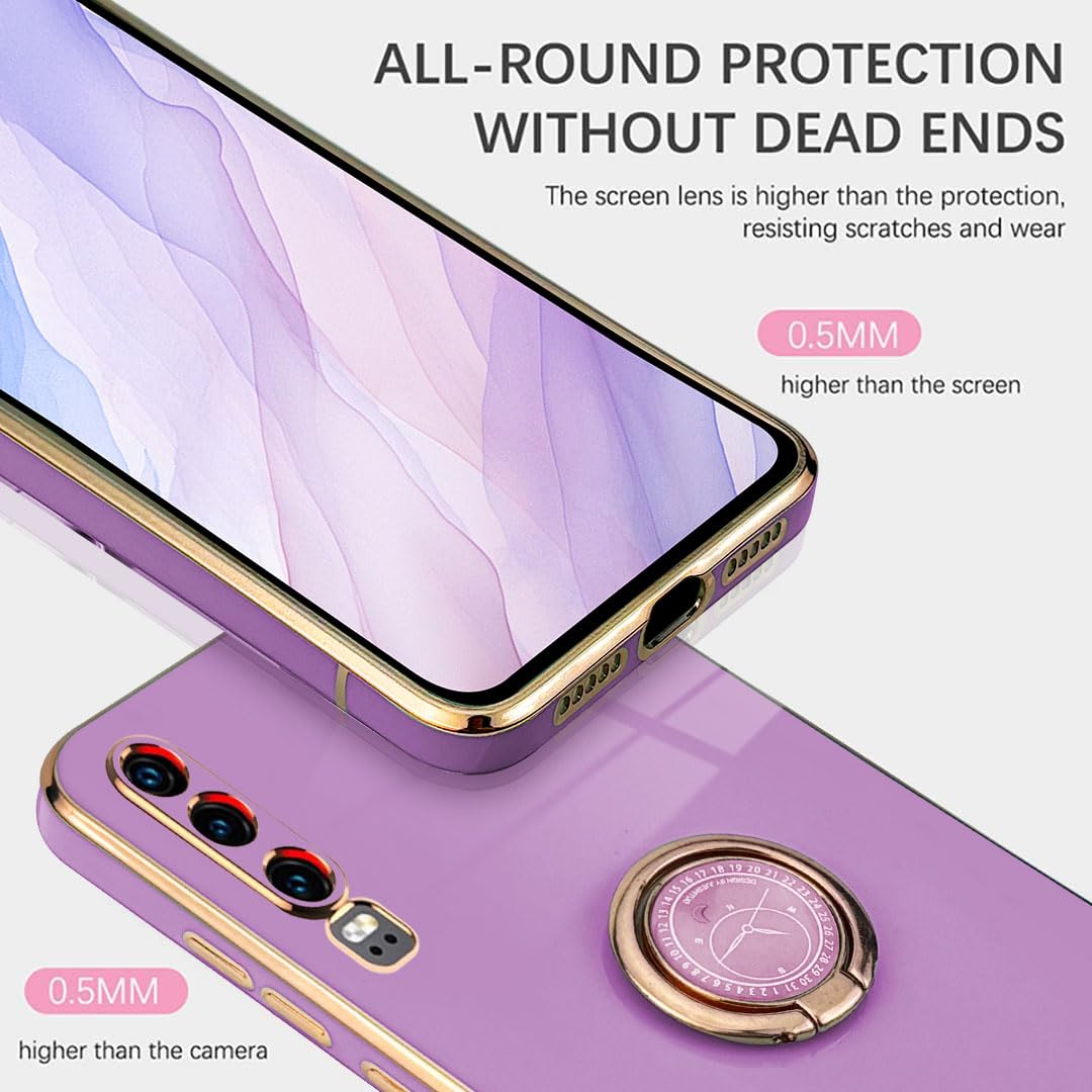 X-level Custodia per Huawei P30 Pro, [serie dinamica] ultra sottile in morbido silicone liquido con fodera in microfibra per Huawei P30 Pro, viola