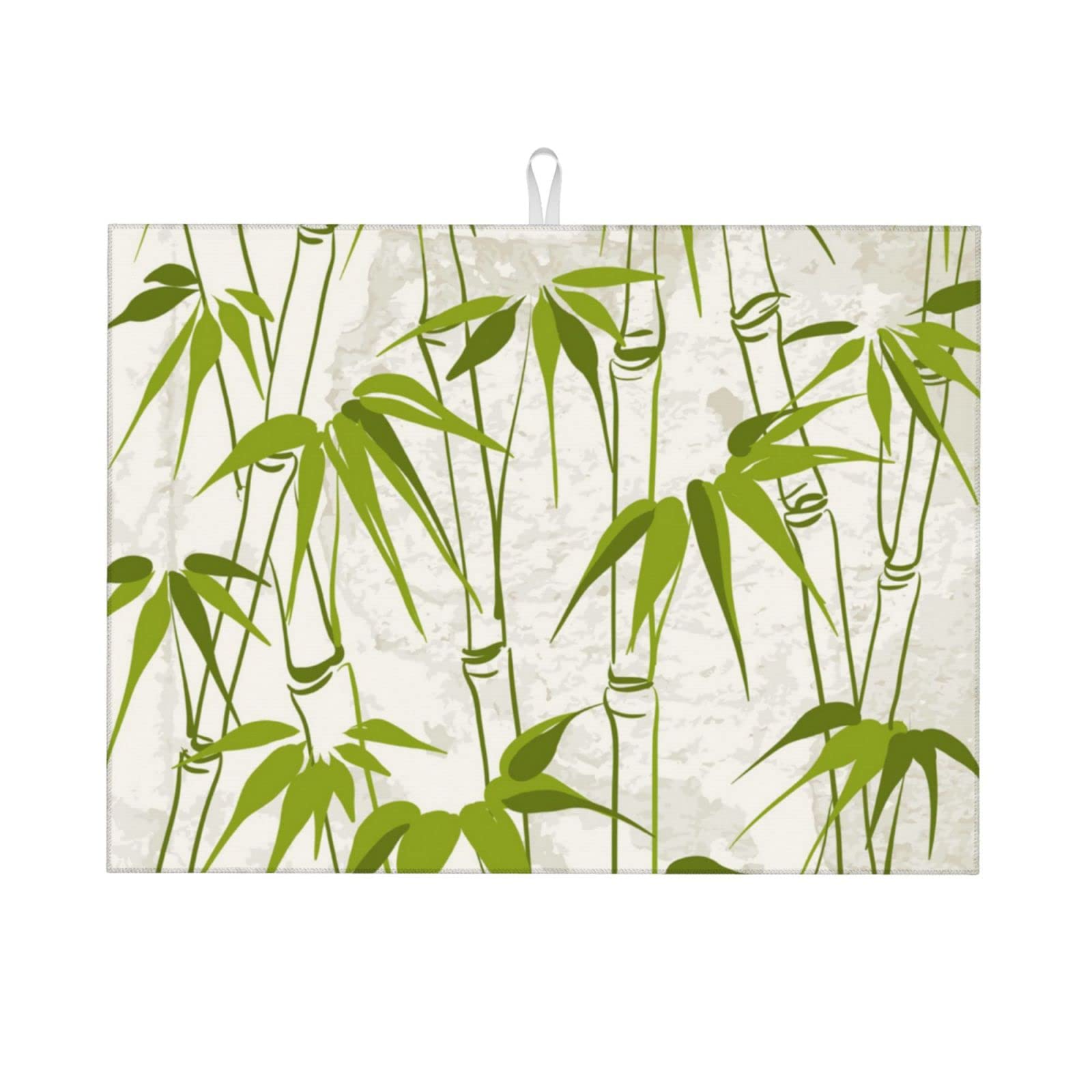 Grner Bambus Natur Pflanze Druck Geschirr Trocknen Matte Trocknen Pad  Saugfhige Mikrofasermatten Fr Kche Theke Gro 18 X 24 Zoll : Amazon.de:  ...