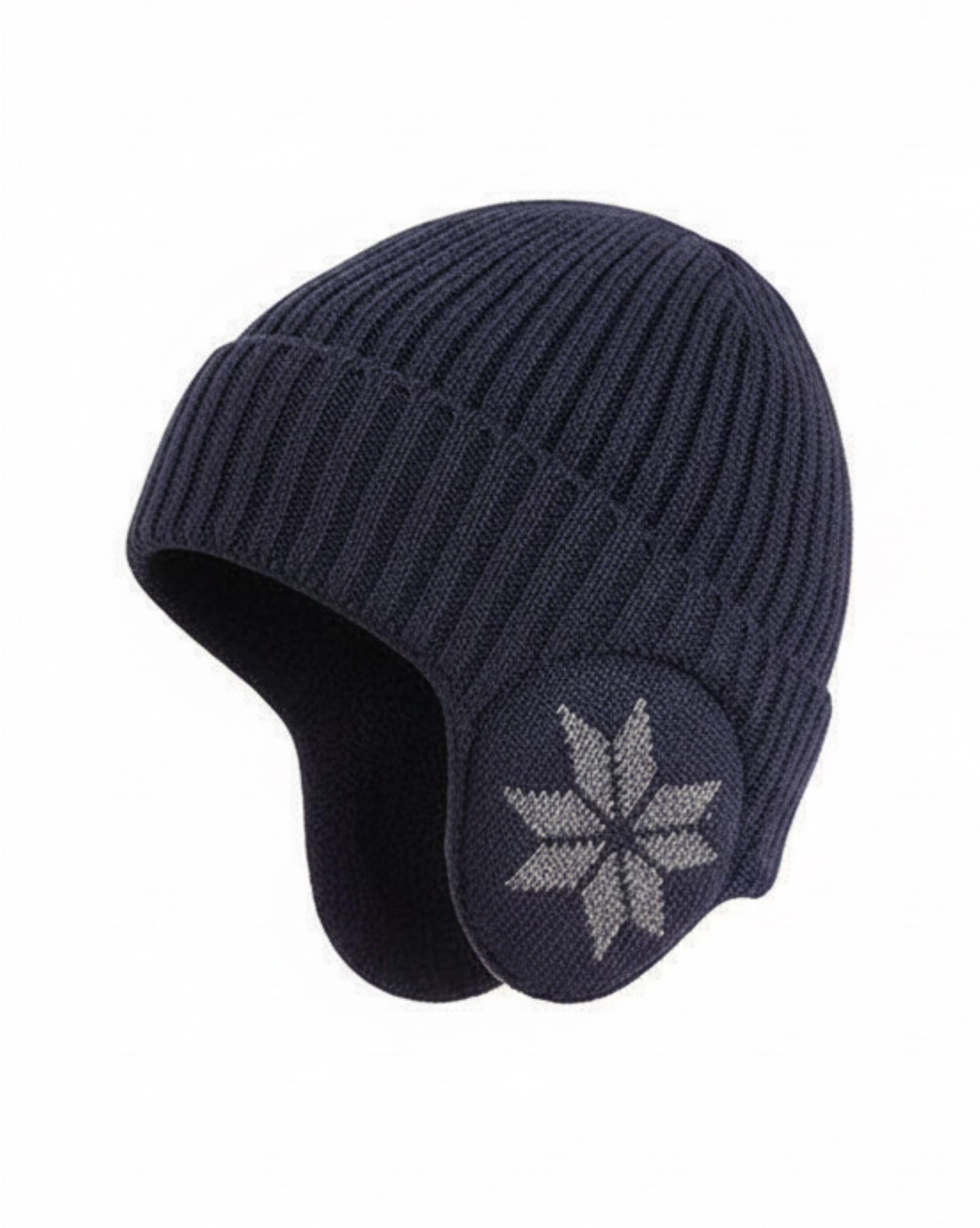 Infispace Woolen Winter Cap Beanie Earmuff Hat with Super Warm Thermal Lining | Skull Cap Garam Topaa for Men and Women