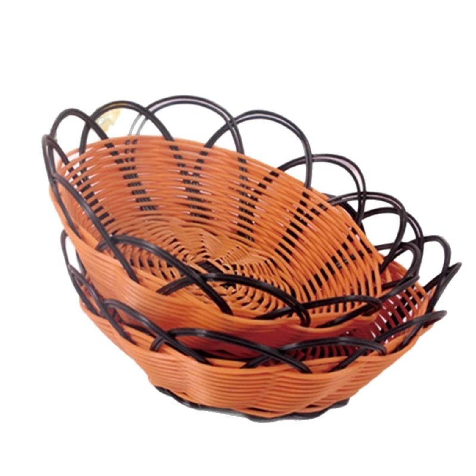 Yqvavzjsl Household Snack Dish Storage Basket Snack Dim Sum Woven Rattan Like Basket