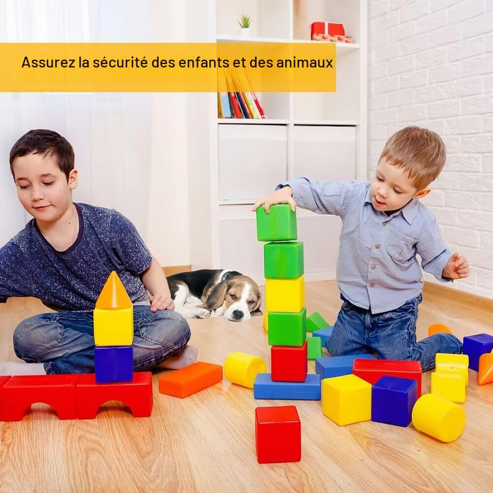 Kit de Protection Anti-basculement pour Meubles, 6 Sangles de Sécurité avec Ancrages Muraux