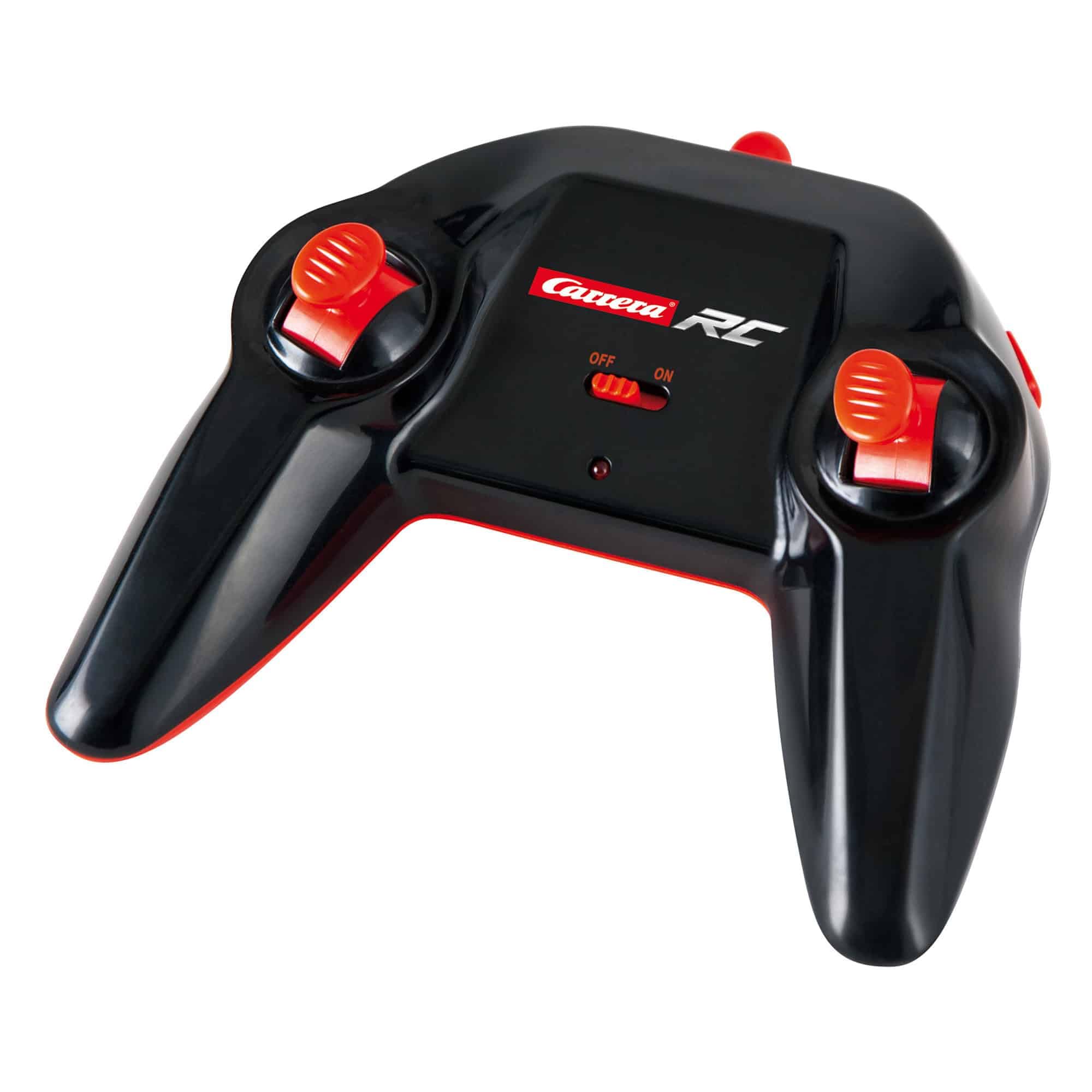Carrera 370240003X Carrera RC 2,4 GHz Mini Turnator 2.0 ze świecącymi diodami LED zdalnie sterowany samochód do wewnątrz i na zewnątrz elektryczny mini samochód z pilotem zdalnego sterowania