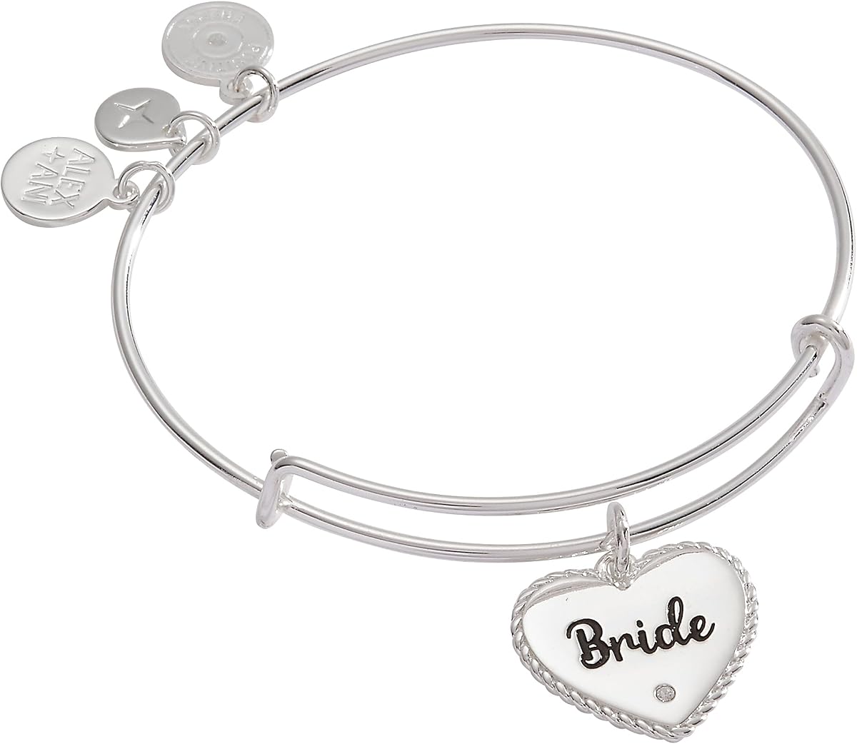 Brazalete de corazón de novia Alex y Ani