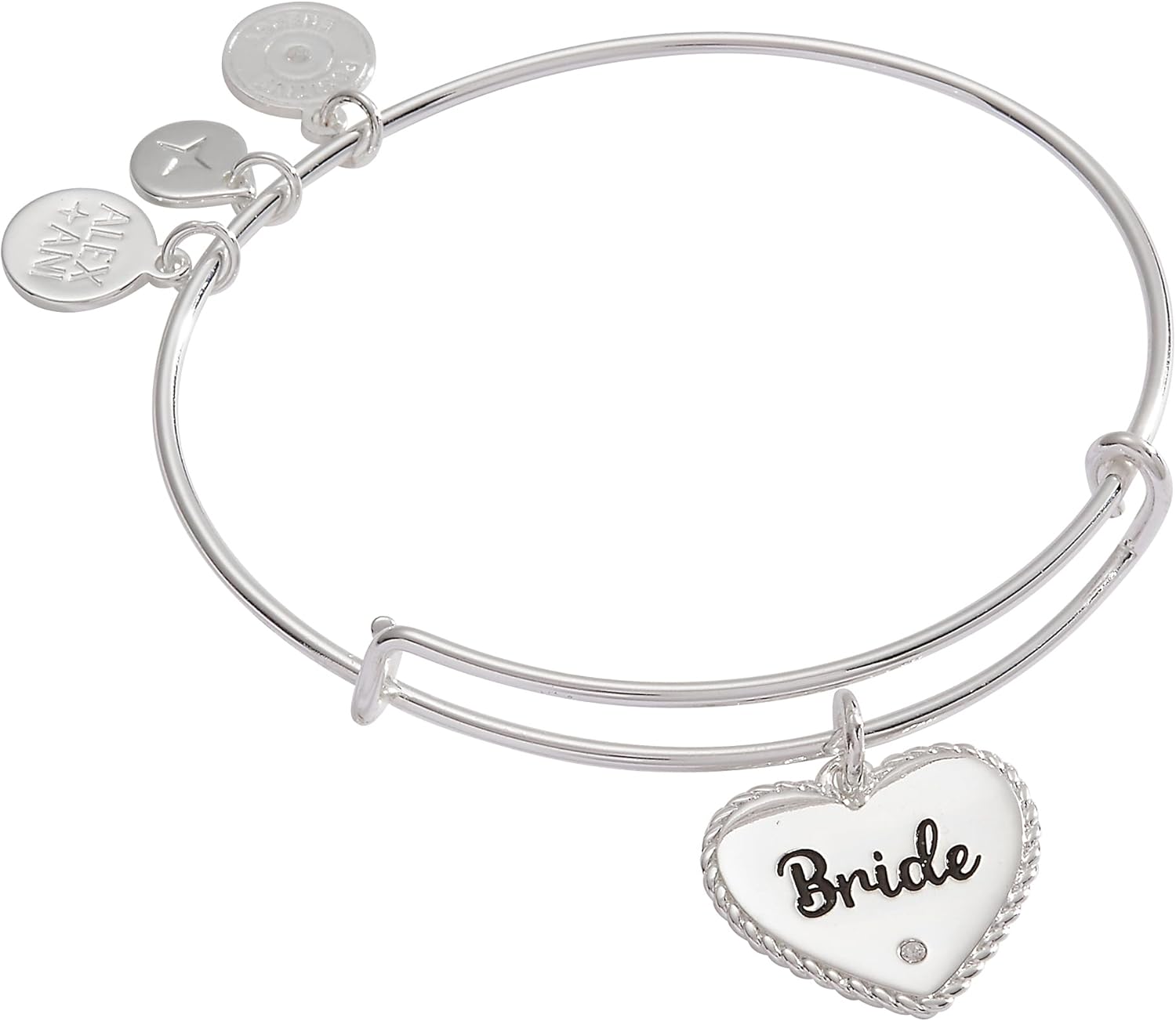 Alex and Ani Bride Heart Bangle