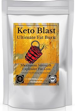 Keto Blast Ultimate Fat Burner   Keto Pills for Weight Loss, Ketogenic Supplement with Appetite Suppressant & Metabolism Booster   Rapid Ketosis & Fat Burning Support - 30 Day Supply UK Made