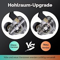 Yinyoo CCZ DC01 PRO Kopfhörer mit Mikrofon, leistungsstarker Bass-IEM, magnetische Verbundmembran, kabelgebundene Ohrhörer, exklusive patentierte Ohrhörer – Ansicht 2