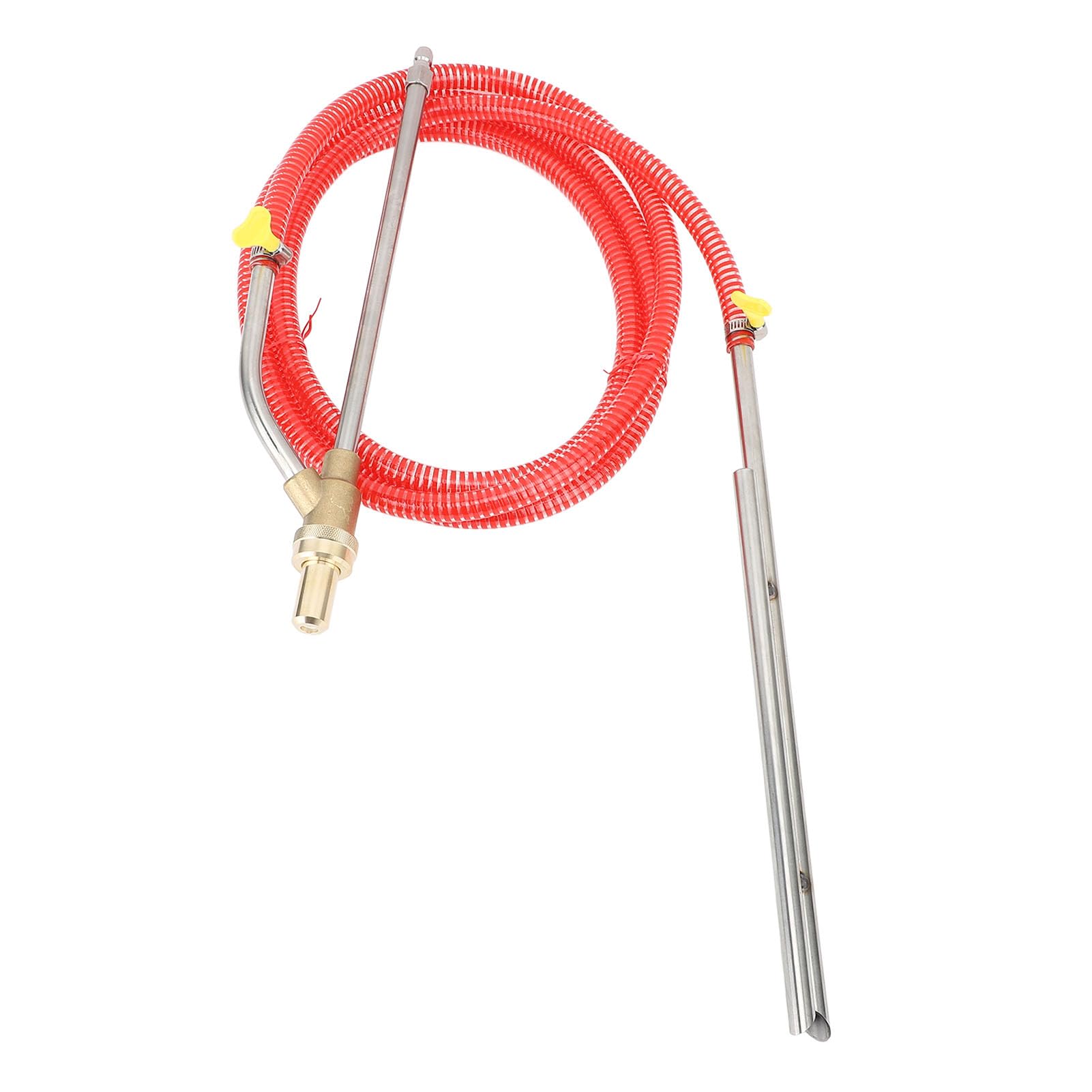 Dioche Accessorio per Sabbiatrice Kit per Sabbiatura con Idropulitrice - Ugello per Sabbiatrice a Umido con Sgancio Rapido da 1/4 di Pollice Pulizia Efficiente - Ideale per Ruggine, Vernice, (rosso)