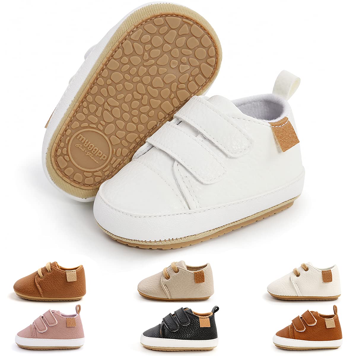 Baby Shoes Boys Girls Infant Sneakers Non-Slip Rubber Sole Toddler Crib First Walker Shoes Wedding Uniform Dress Shoes