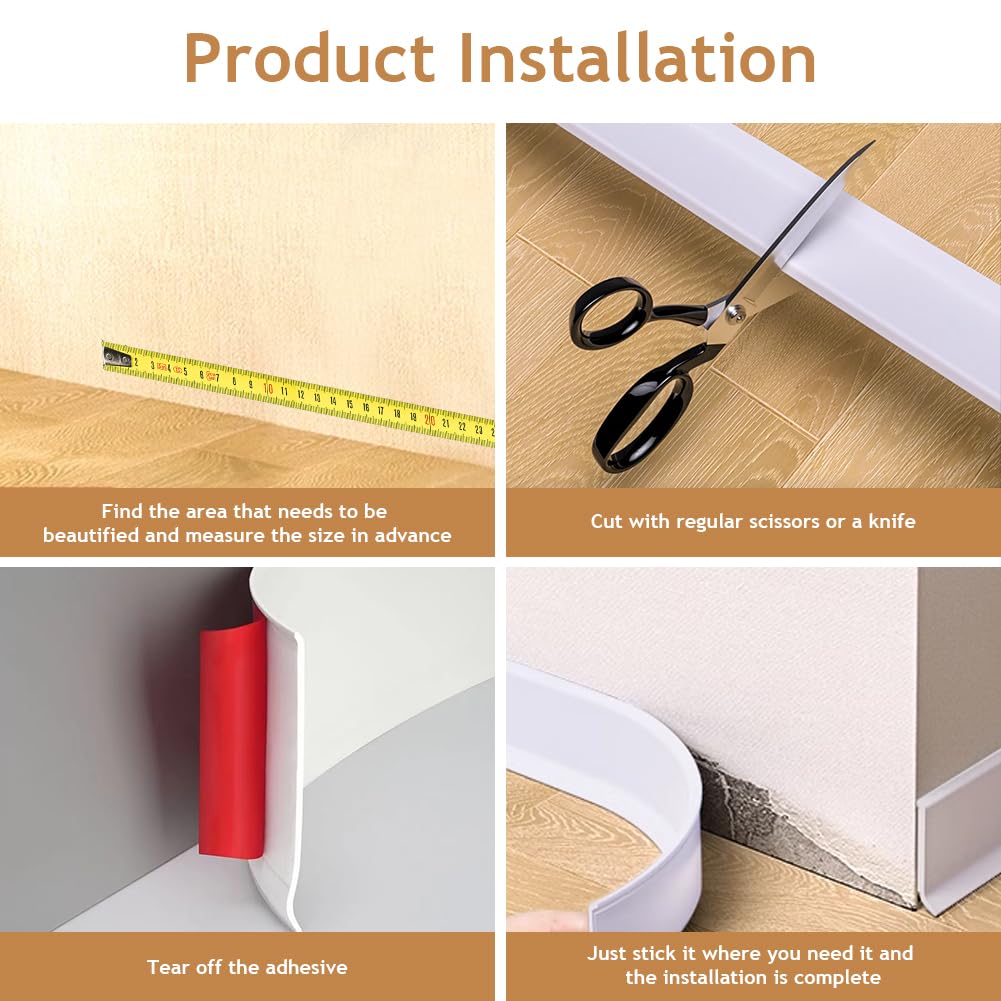 LaBlanc - 3 Rouleaux Bande D'étanchéité Imperméable,Joint