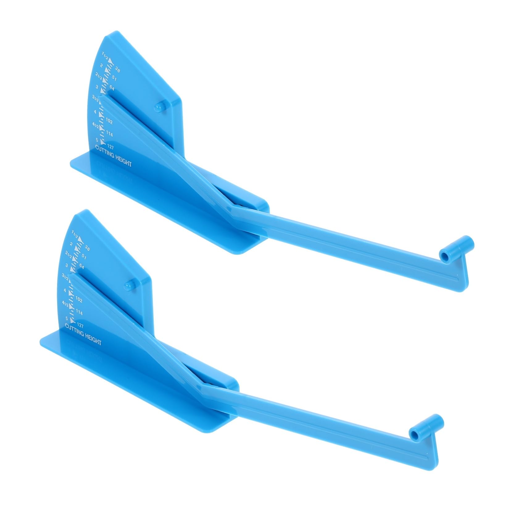 BESPORTBLE 2-Pack Deck Leveling Gauge for Lawn Mowers Precise Measuring Tool for Deck Leveling Gauge