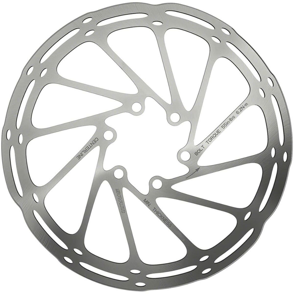 SRAM CenterLine Rounded 200mm Brake Rotor - Black