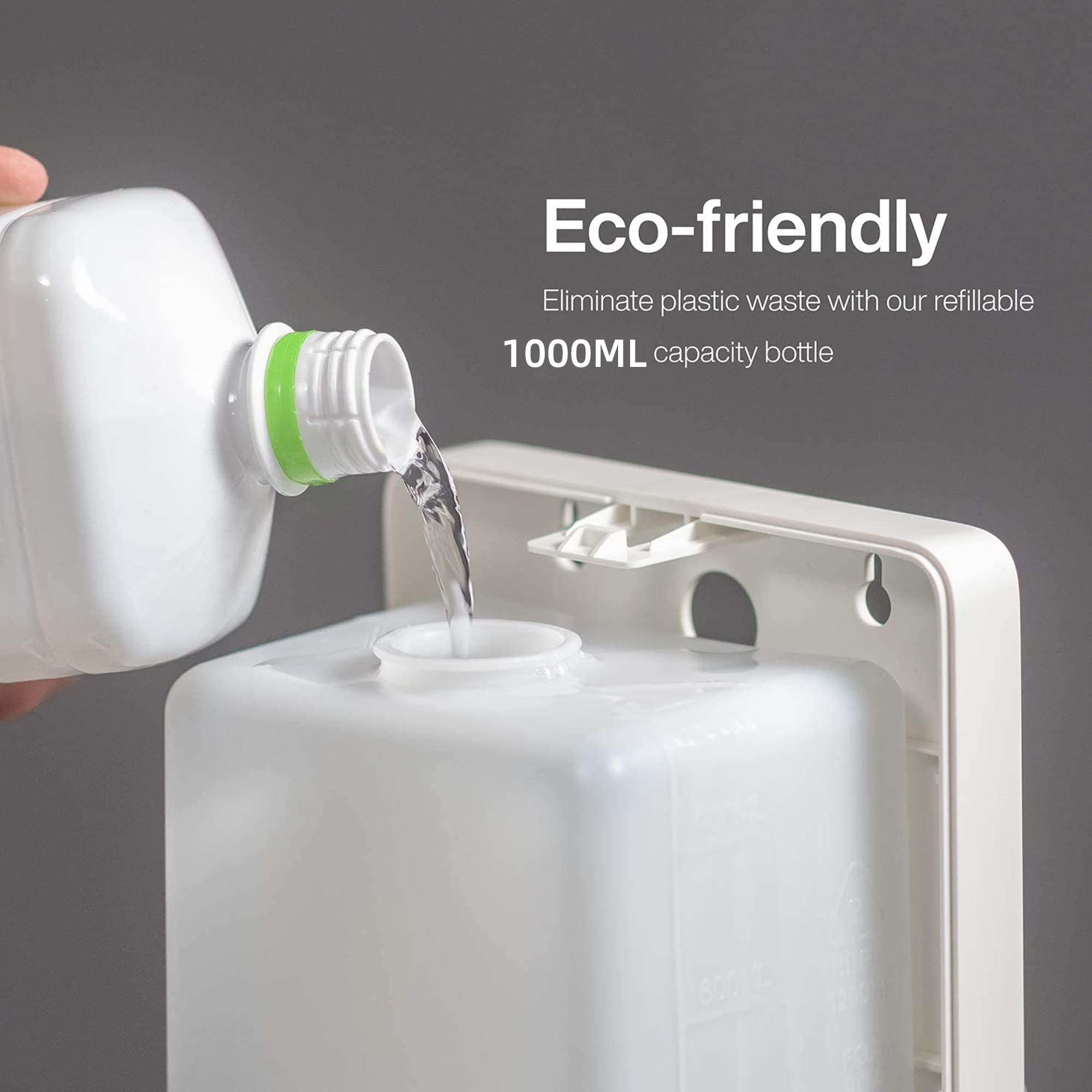 Automatic Hand Sanitizer Dispenser Wall Mounted, JE Touchless Spray