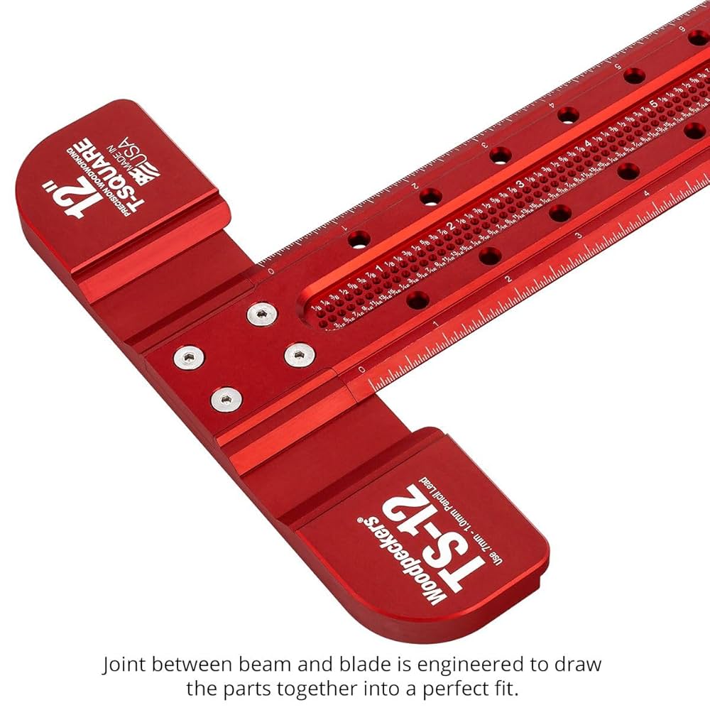 Amazon.co.jp: Woodpeckers Tスクエア、24インチ、精密木工T