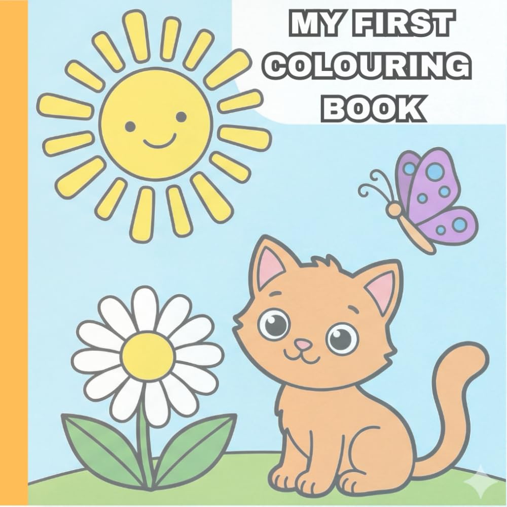 The Perfect "My First" Coloring Book for Little Hands!: Colouring Pages with Animals, Figures, Places for Preschool Children Ages 2-4