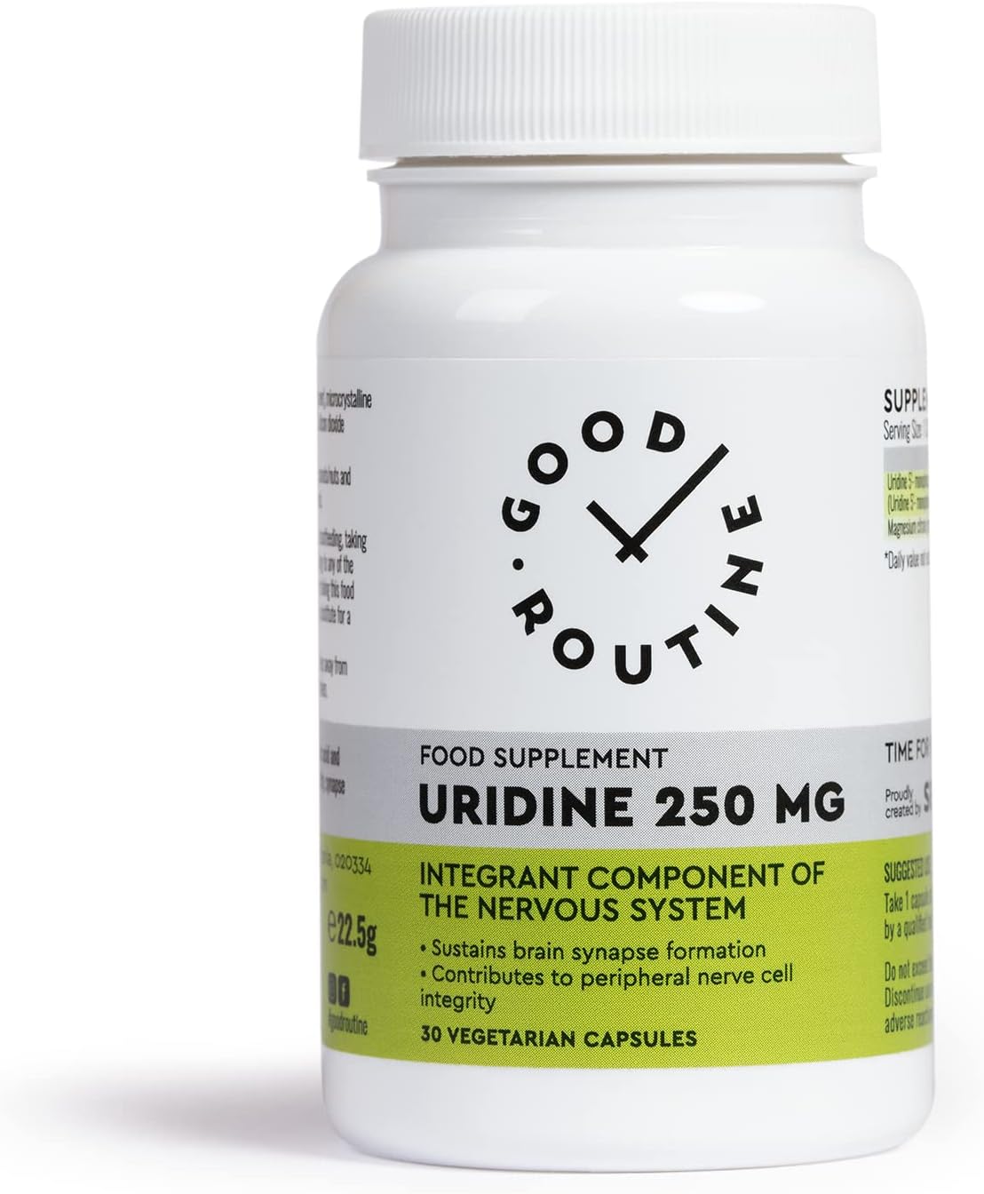 URIDINE 250 MG (30 Kapseln) PremiumNahrungsergänzungsmittel für
