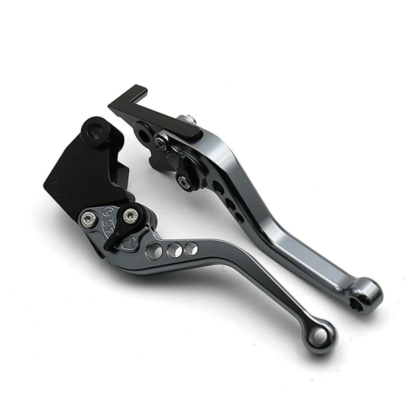 OIAJDSAD for Kawasaki for Ninja 636 ZX-6R ZX6R ZX636 ZX-636 ZX636R ZX-636R ZX6RR ZX-6RR 2005 2006 Motorcycle Long Short Brake Clutch Levers Motorcycle levers Clutch(A Short Titanium)