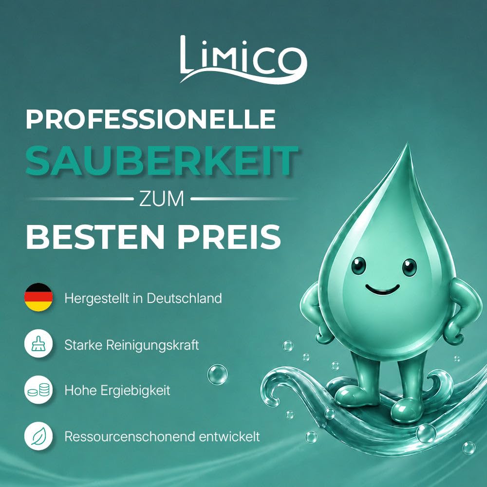 Geschirrspülmittel - 17 kg Geschirrreiniger Sparpaket für gewerbliche Spülmaschinen - Spülmittel für Gastronomie, Kantinen & Catering - kraftvoll gegen starke Verschmutzungen