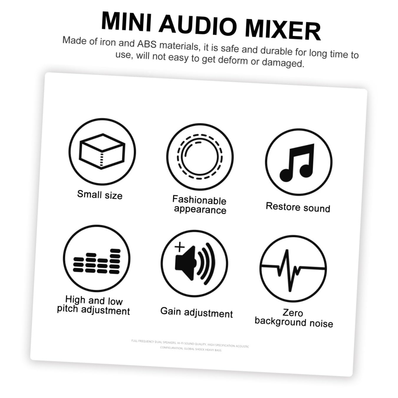 Mélangeur Audio Stéréo Cx400 à 4 Canaux Passif Noir | Mixage Ultra Faible Bruit, pour Lecteurs CD et Enregistreurs Portables, Usage Professionnel
