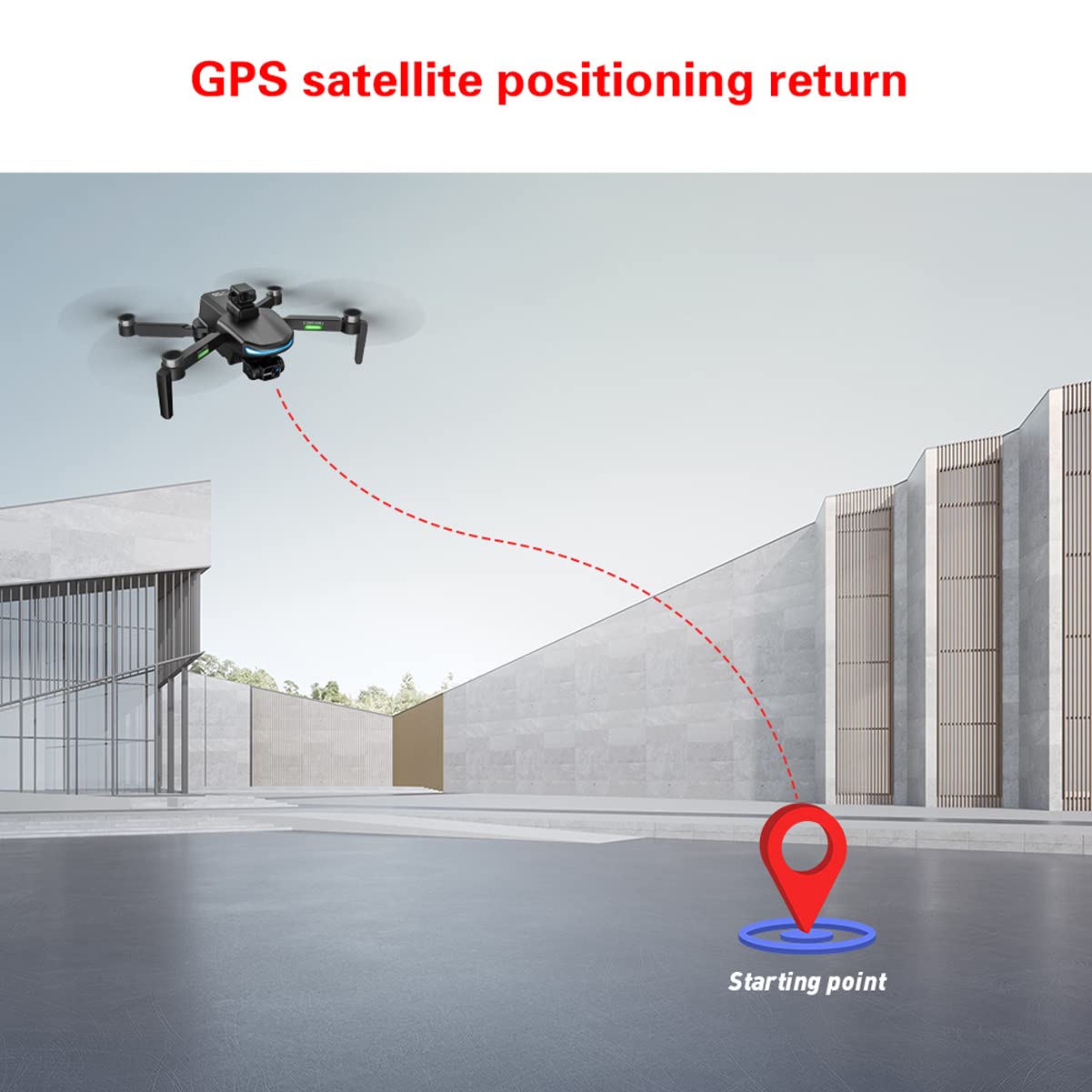 Drone Video con Fotocamera 4K, droni per Adulti, Doppia Fotocamera, Motore brushless, Fotografia di gesti, Volo di traiettoria, librazione della Pressione dell'Aria, Tempo di Volo di 75 minu