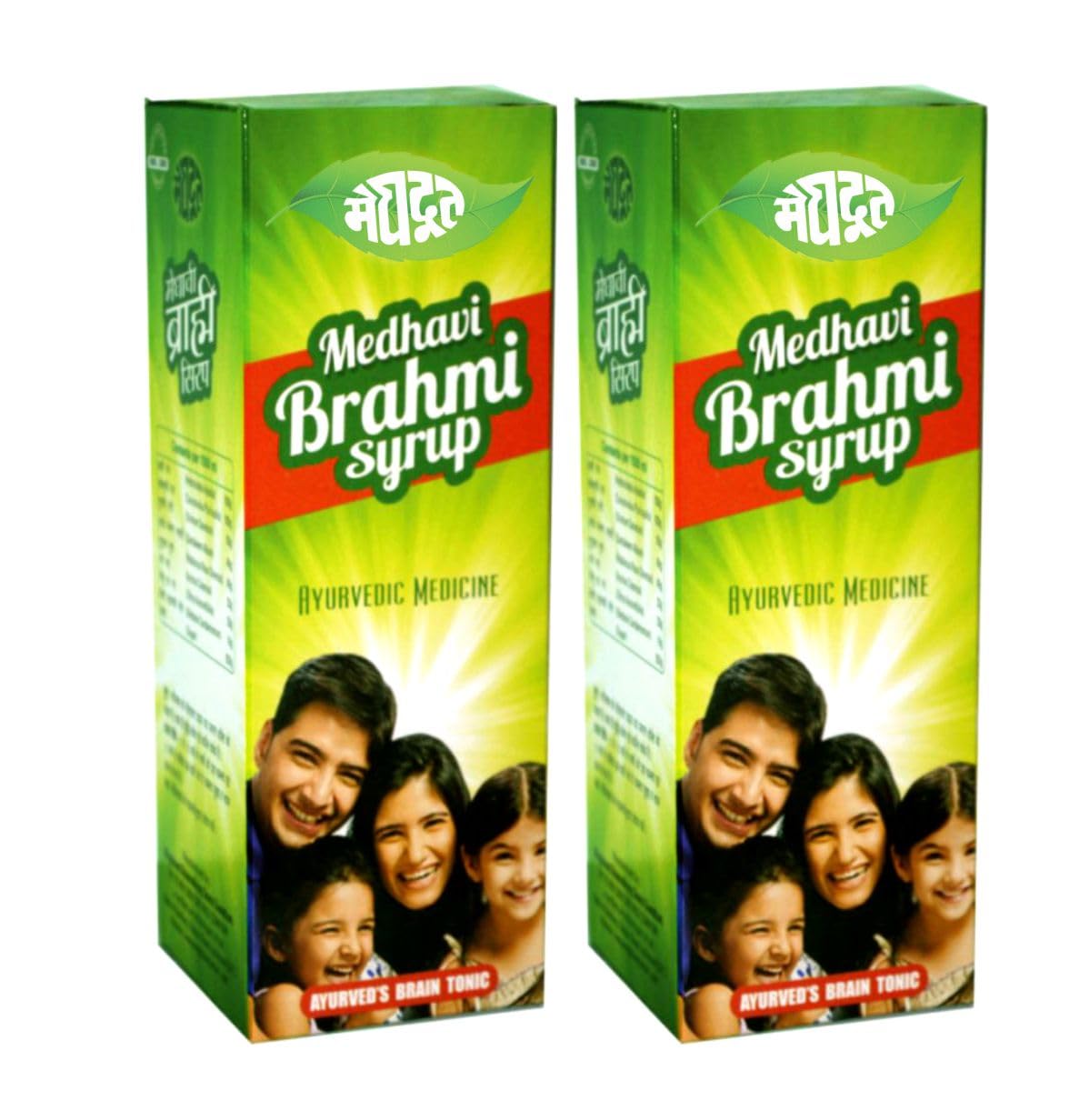 Meghdoot Medhavi Brahmi Syrup 200ml (Pack of 2)